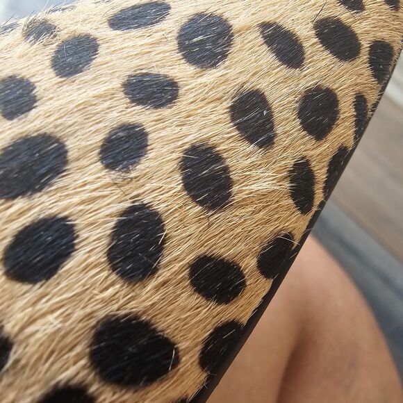 Steven by Steve Madden Cow Hair Leopard Print Flats Slip-On Ballet US 6 - Picture 7 of 8